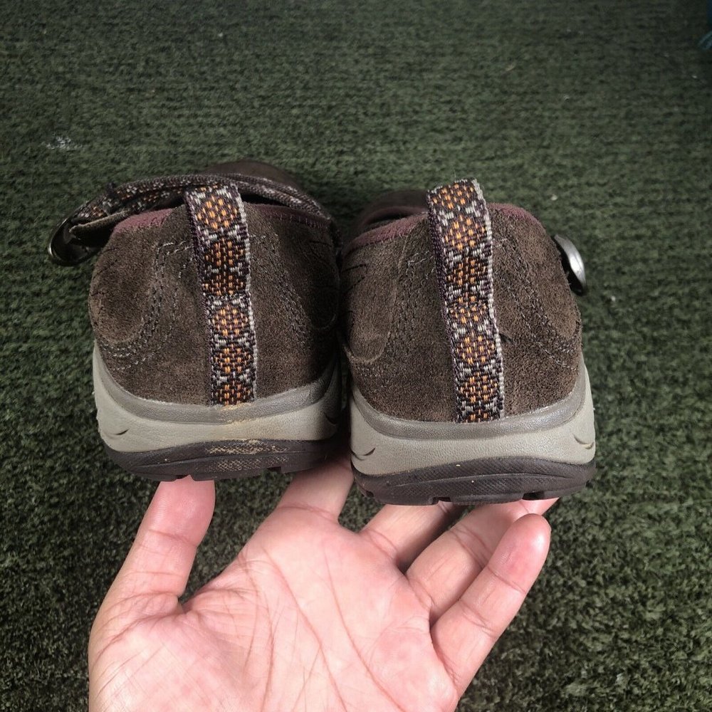 Chaco Womens Petaluma Mary Jane Shoes Coffee Bean Perforated Buckle Leather 9.5 - Picture 7 of 8